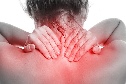 neck pain with cervical osteochondrosis